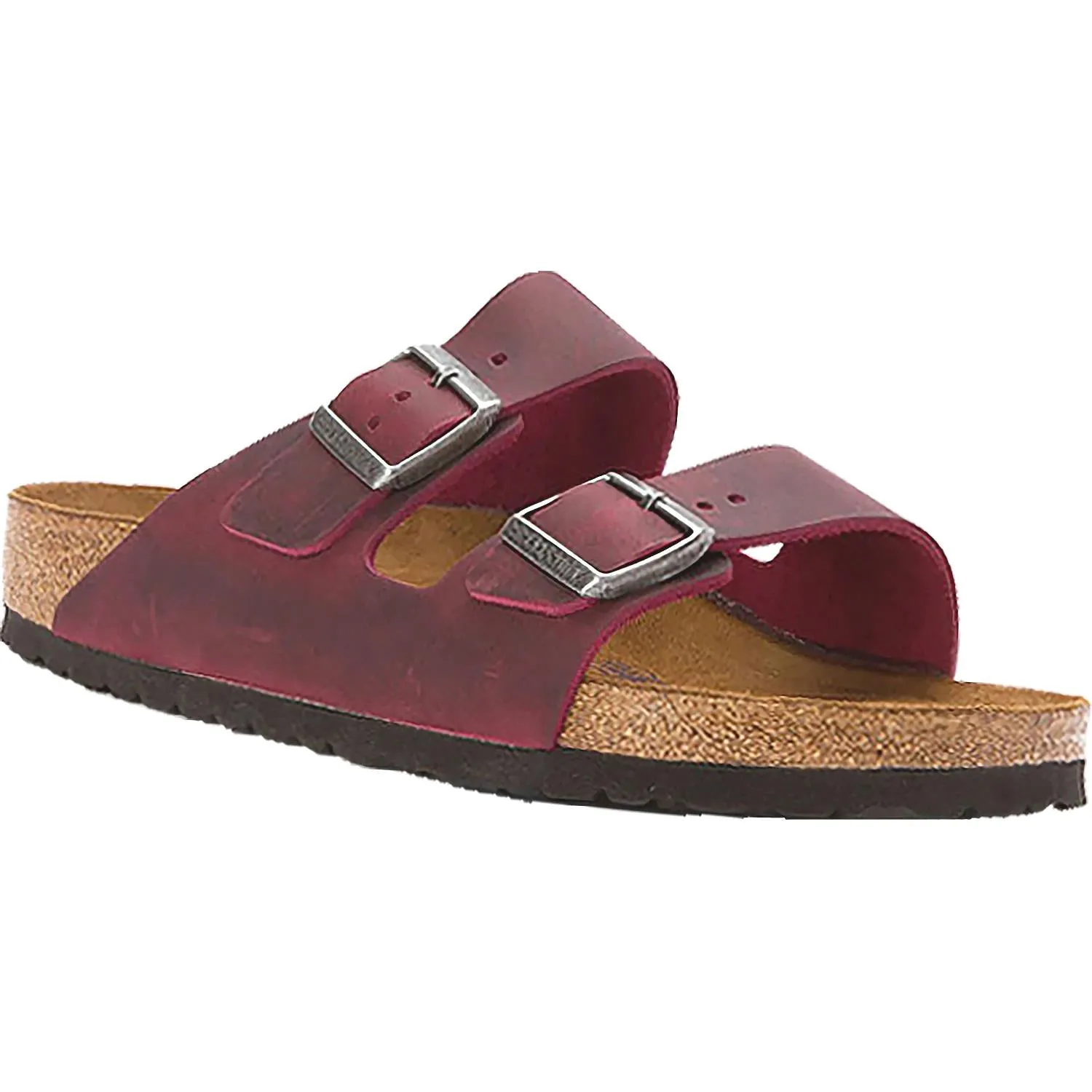 Women's Birkenstock Arizona Soft Footbed Zinfandel Oiled Leather