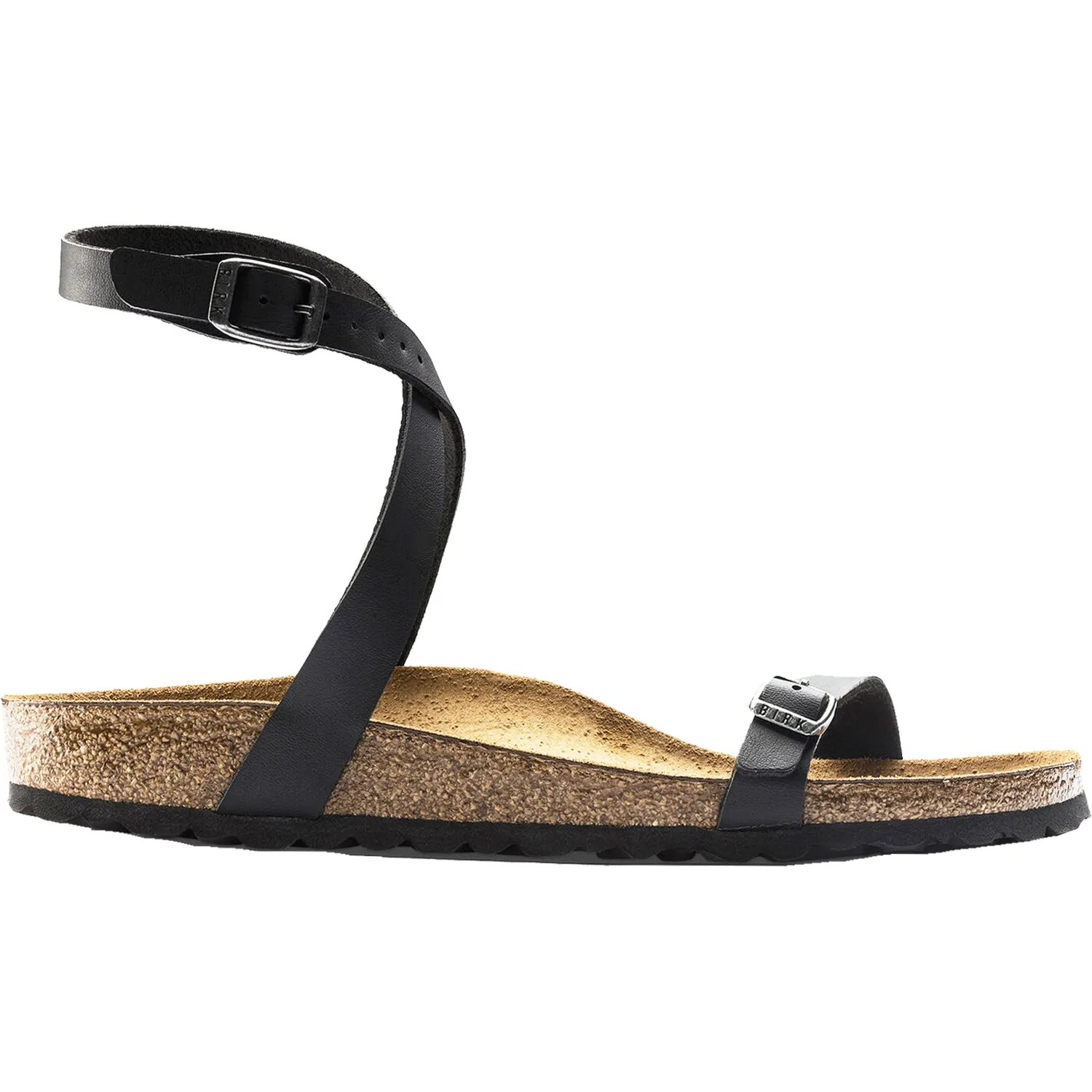 Women's Birkenstock Daloa Black Birko-Flor