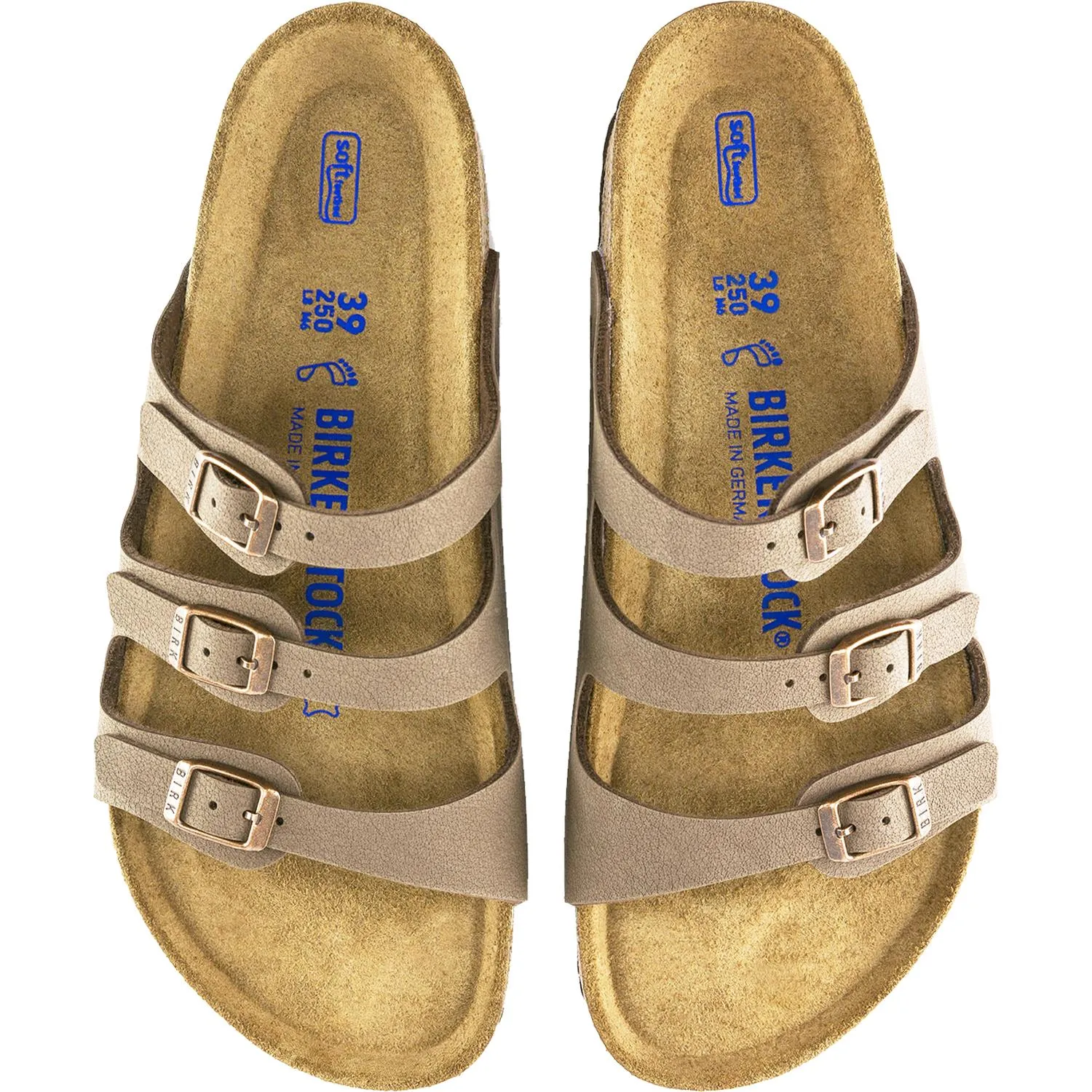 Women's Birkenstock Florida Soft Footbed Mocha Birkibuc