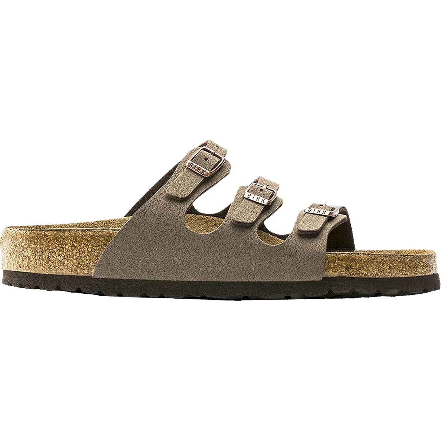 Women's Birkenstock Florida Soft Footbed Mocha Birkibuc