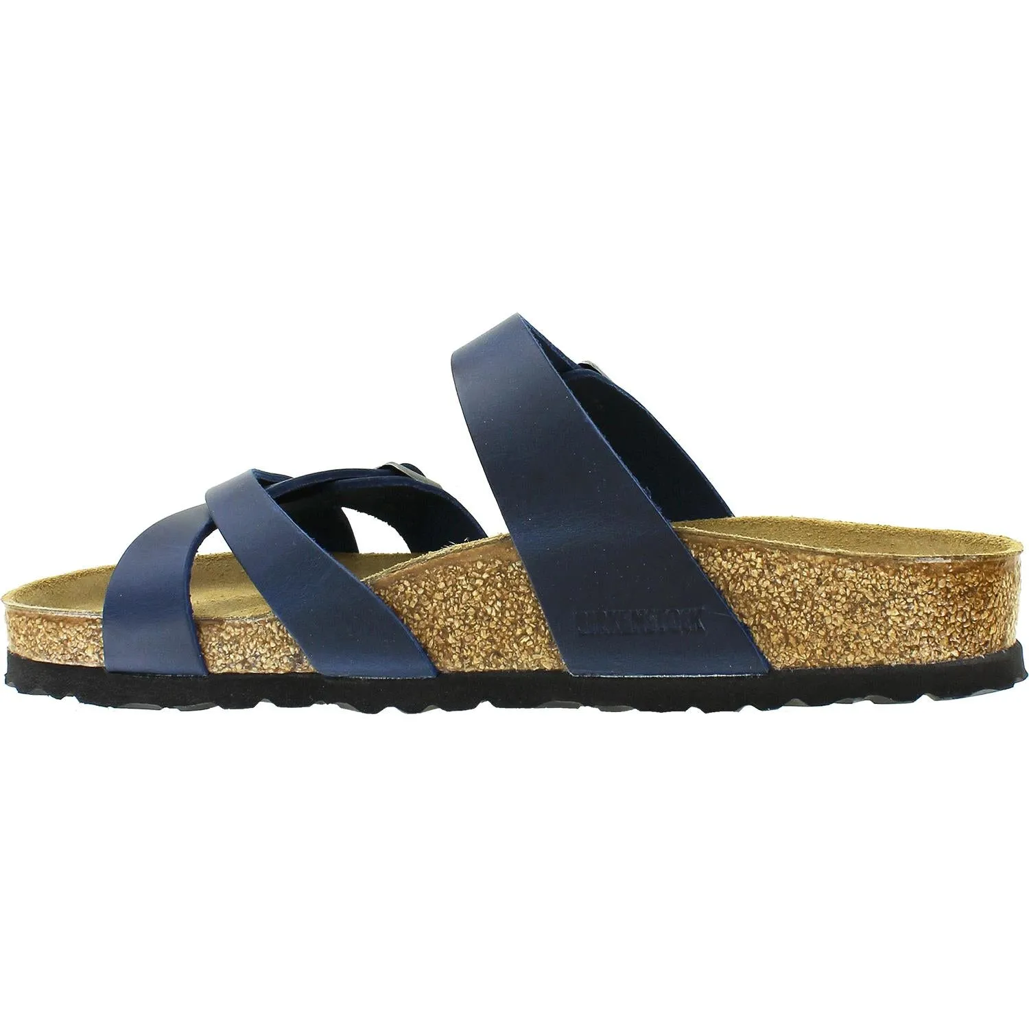 Women's Birkenstock Franca Blue Oiled Leather