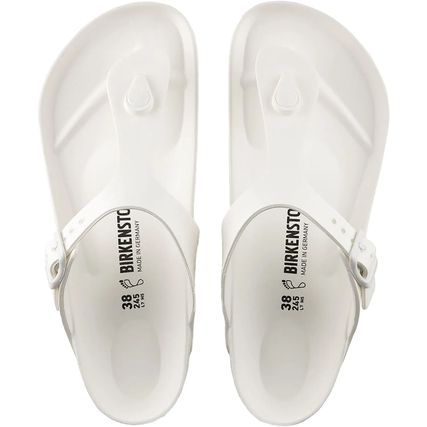 Women's Birkenstock Gizeh Essentials White EVA