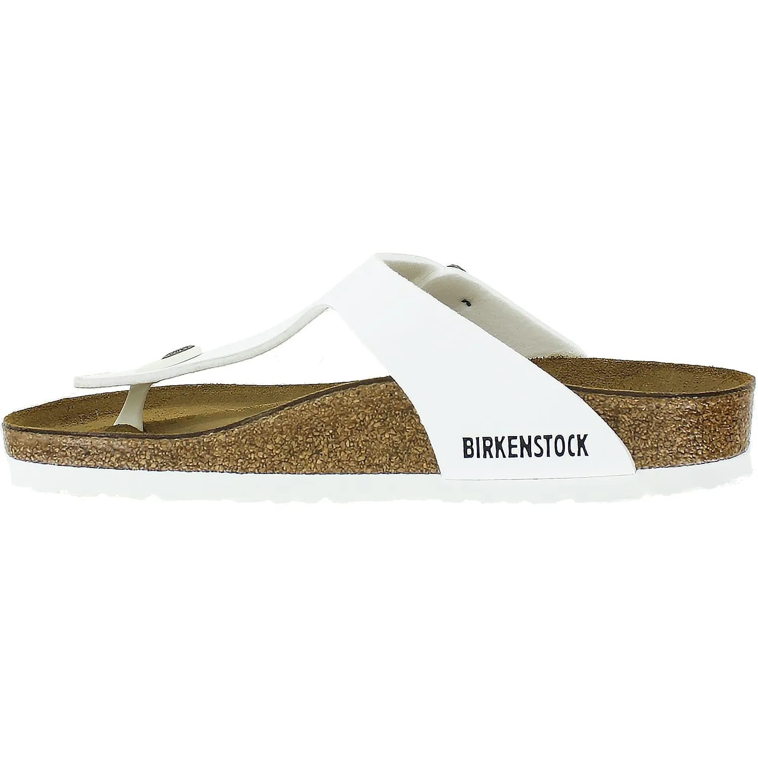 Women's Birkenstock Gizeh White Birko-Flor