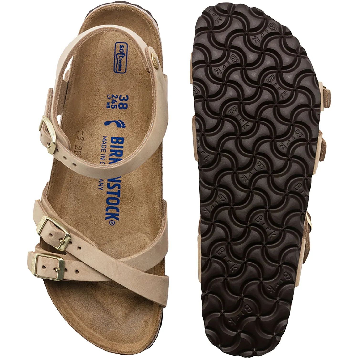 Women's Birkenstock Kumba SFB Sandcastle Nubuck