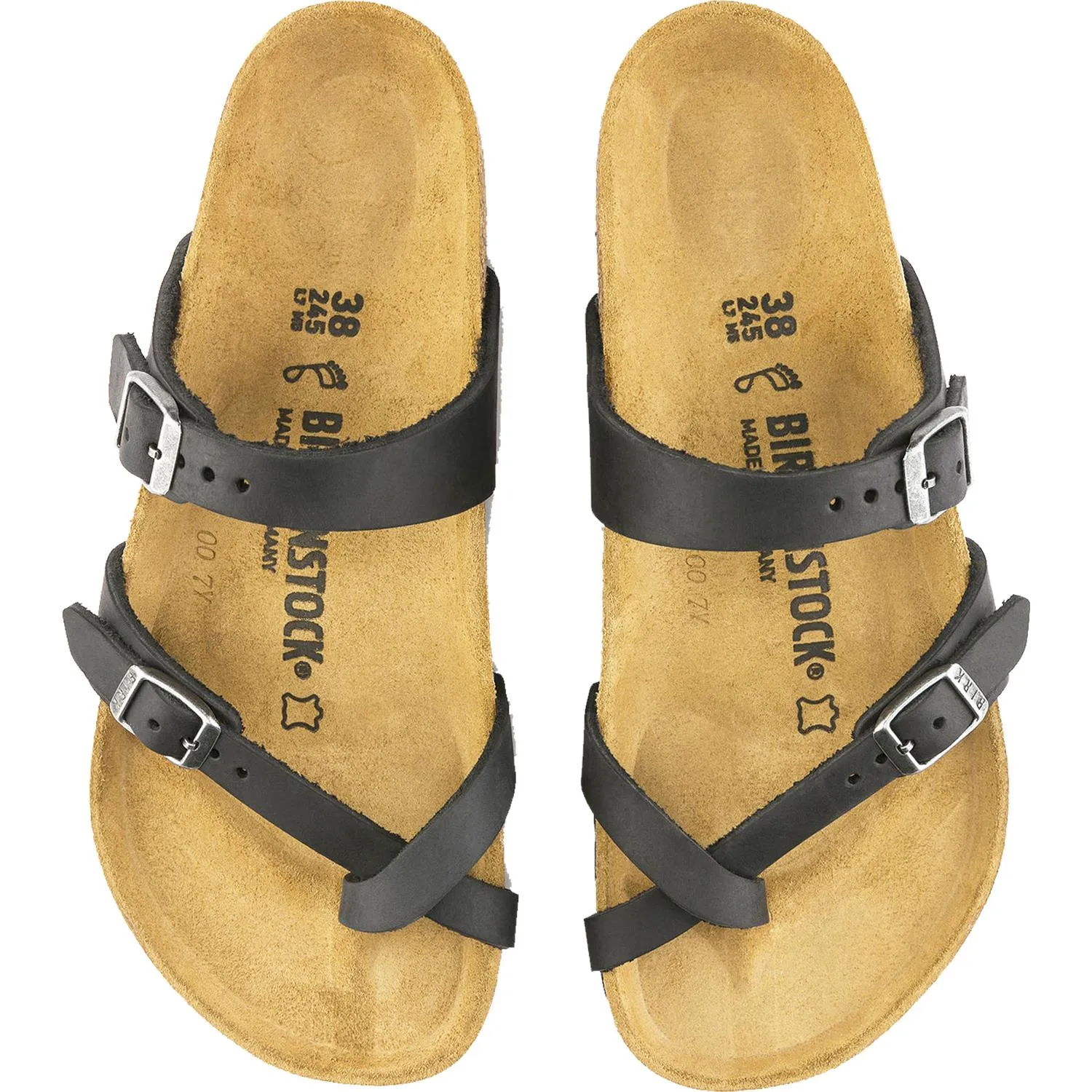 Women's Birkenstock Mayari Black Oiled Leather