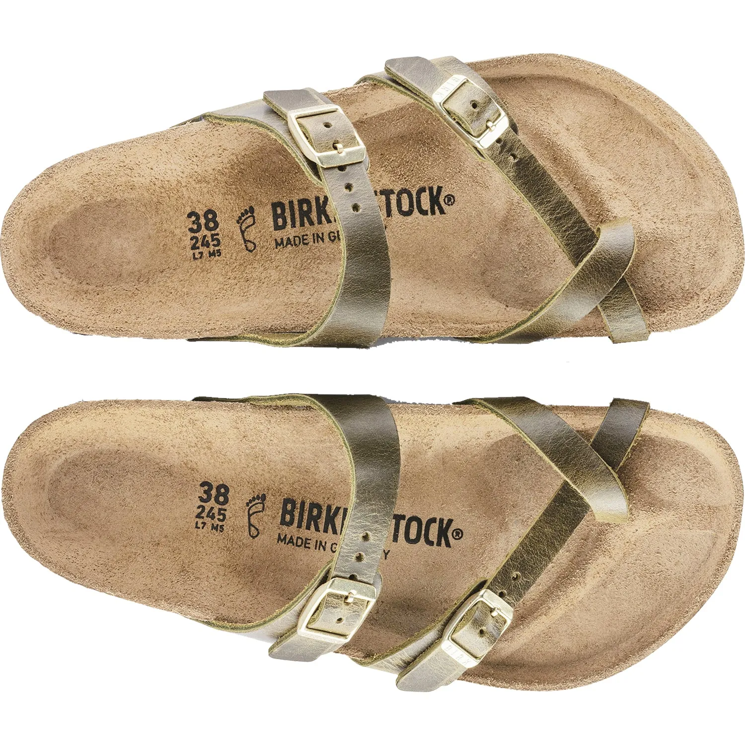 Women's Birkenstock Mayari Olive Oiled Leather