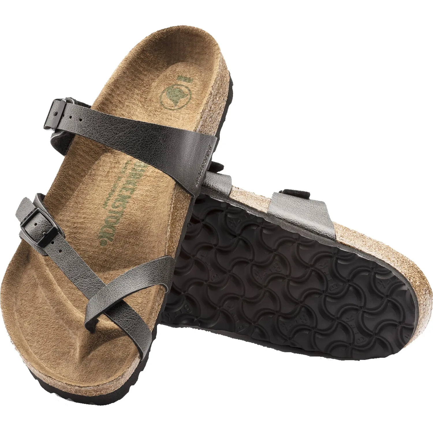 Women's Birkenstock Mayari Vegan Anthracite Birko-Flor