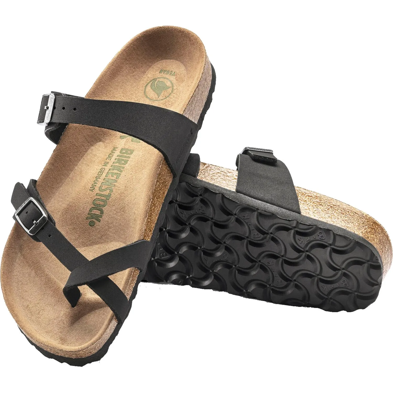 Women's Birkenstock Mayari Vegan Black Birkibuc