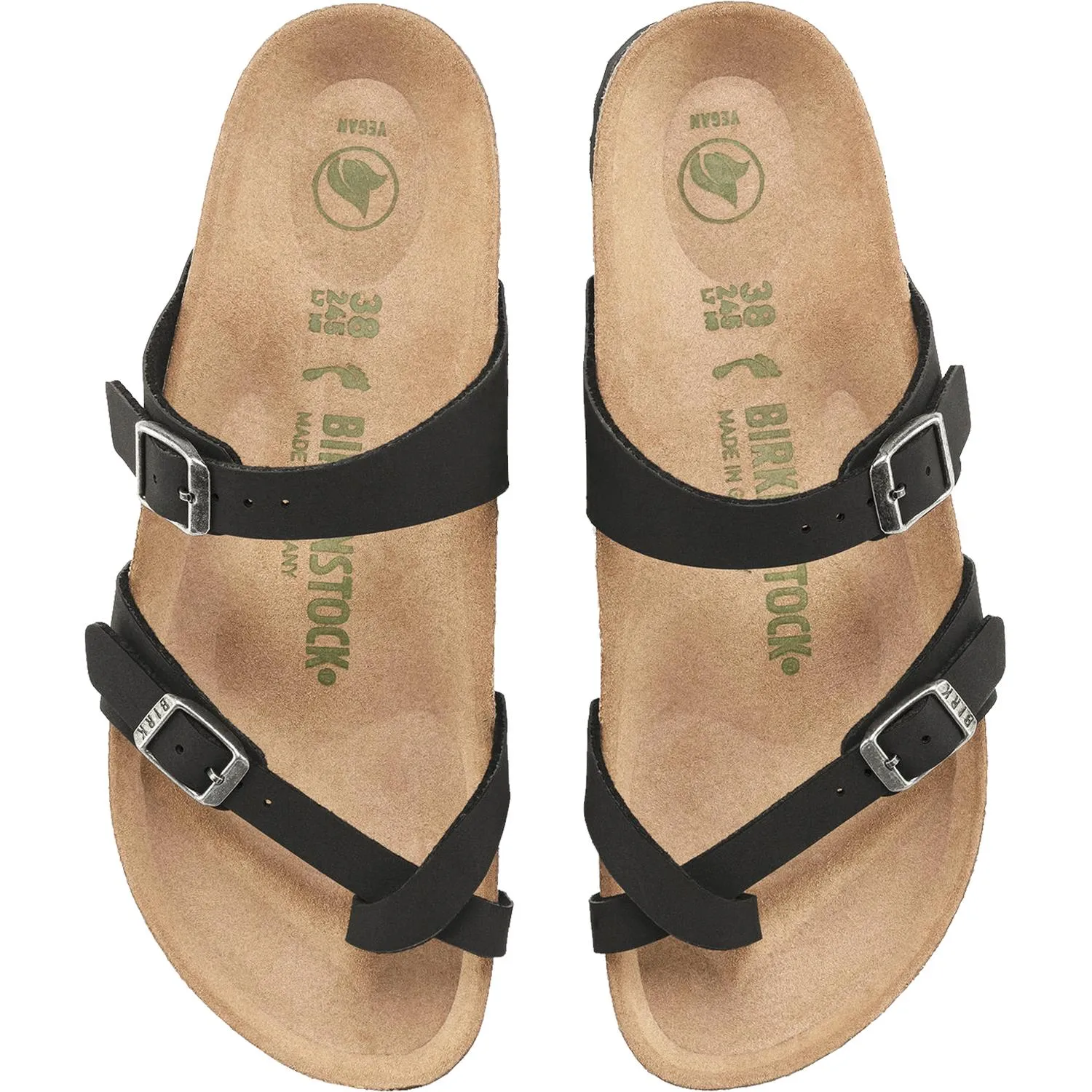 Women's Birkenstock Mayari Vegan Black Birkibuc