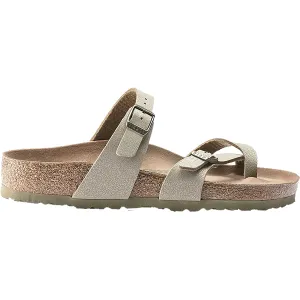 Women's Birkenstock Mayari Vegan Faded Khaki Birkibuc