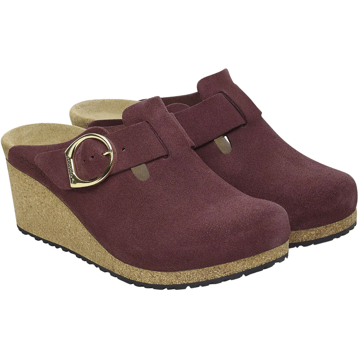 Women's Birkenstock Papillio Fanny Berry Crush Suede