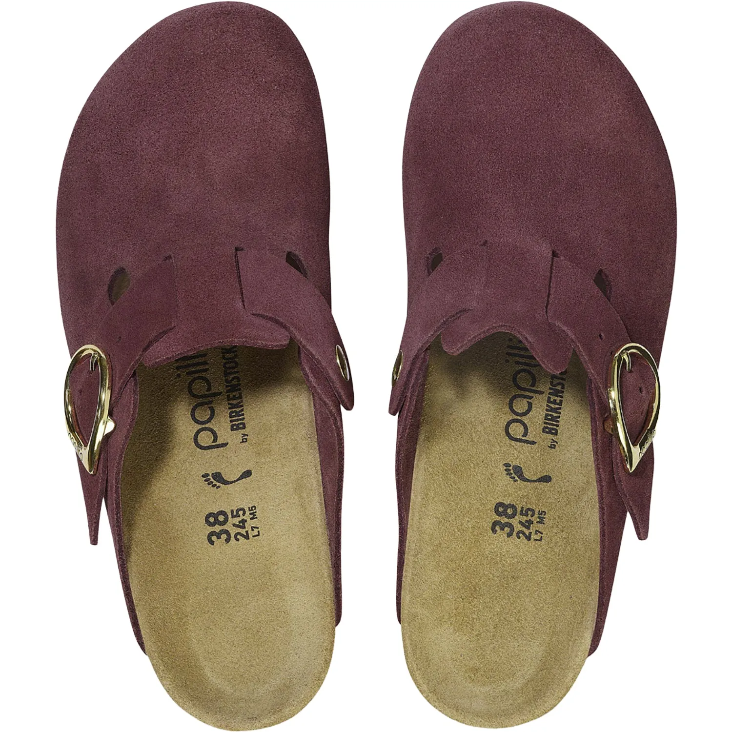 Women's Birkenstock Papillio Fanny Berry Crush Suede