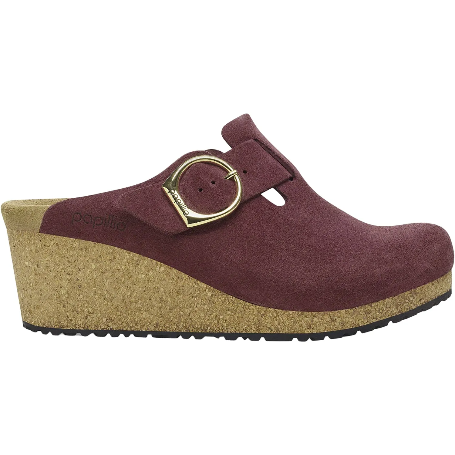 Women's Birkenstock Papillio Fanny Berry Crush Suede