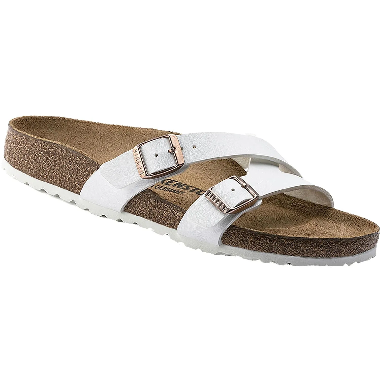 Women's Birkenstock Yao White Birko-Flor