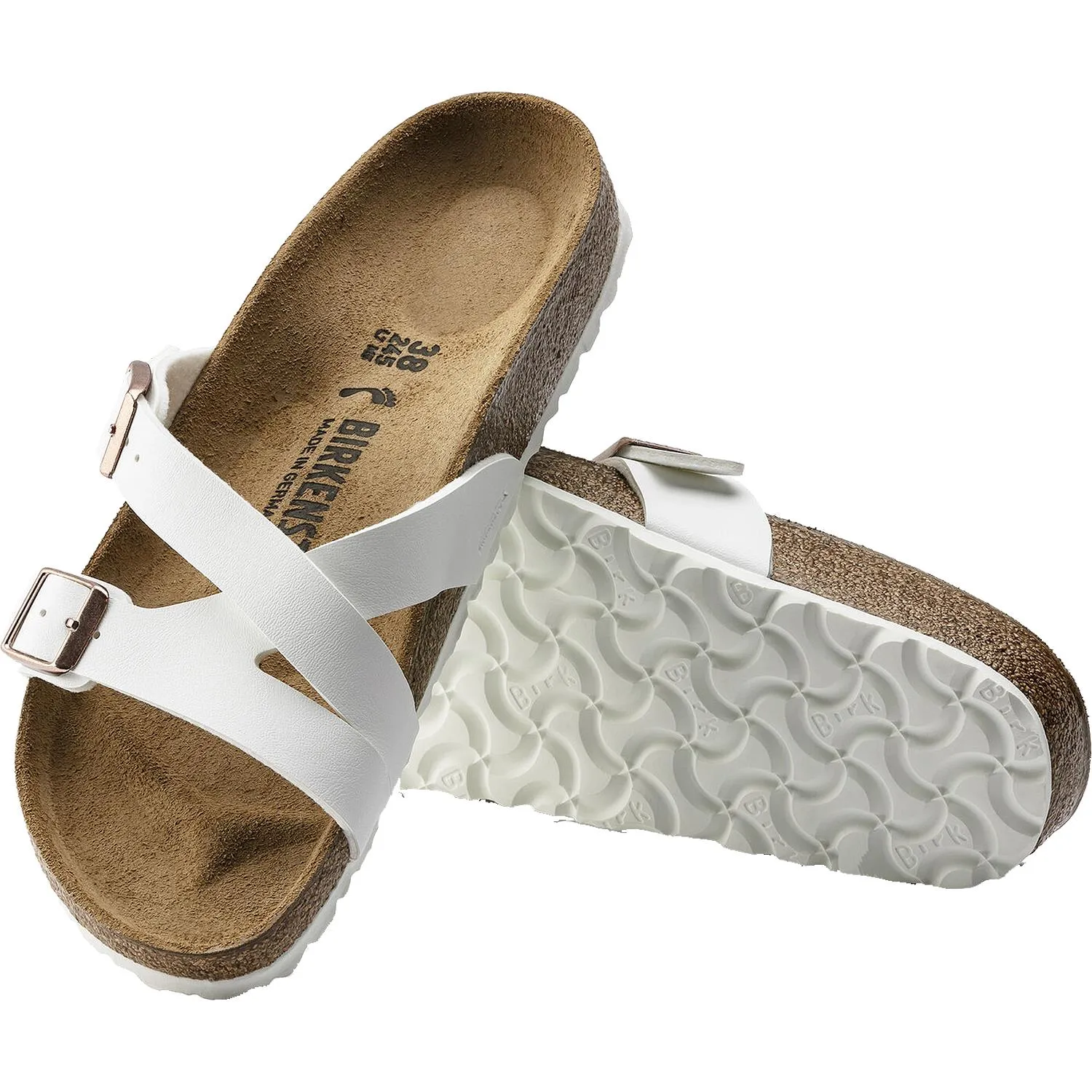 Women's Birkenstock Yao White Birko-Flor