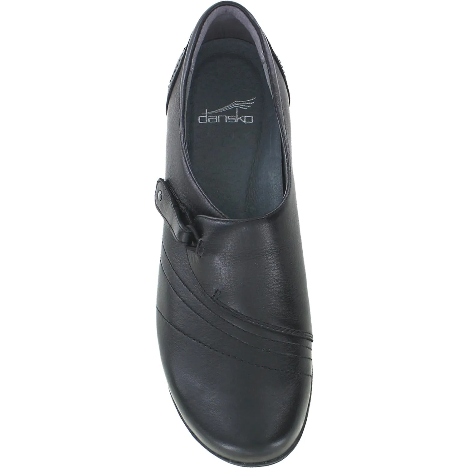 Women's Dansko Franny Black Milled Leather