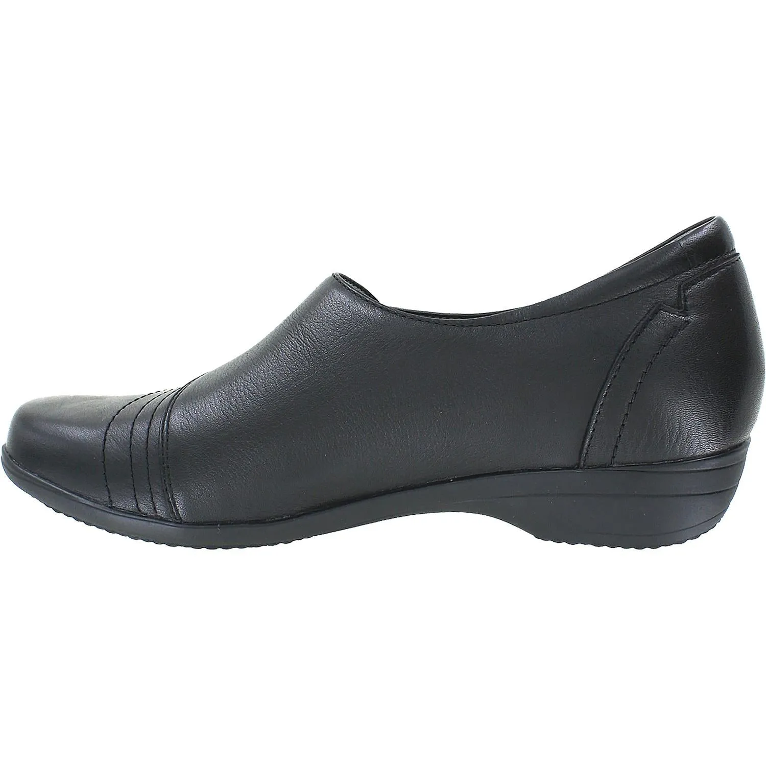 Women's Dansko Franny Black Milled Leather