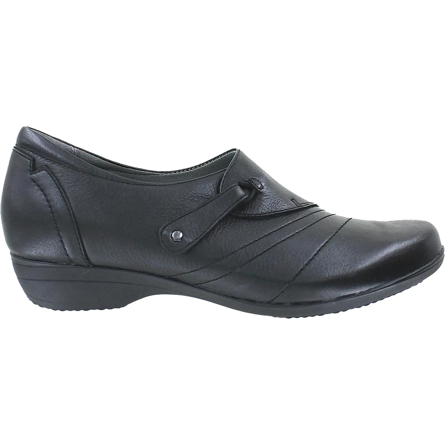 Women's Dansko Franny Black Milled Leather