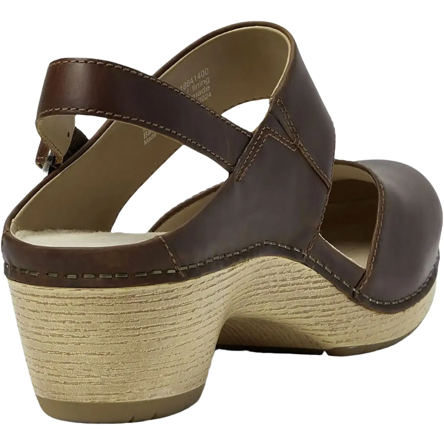 Women's Dansko Lucia Tan Oiled Pull Up Leather