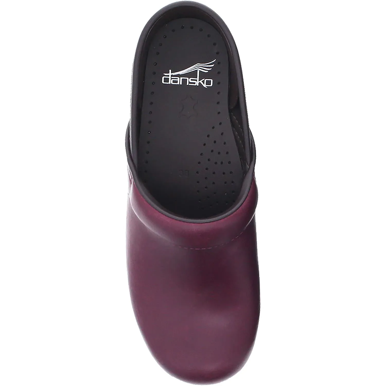 Women's Dansko Professional Clog Plum Oiled Pull Up Leather