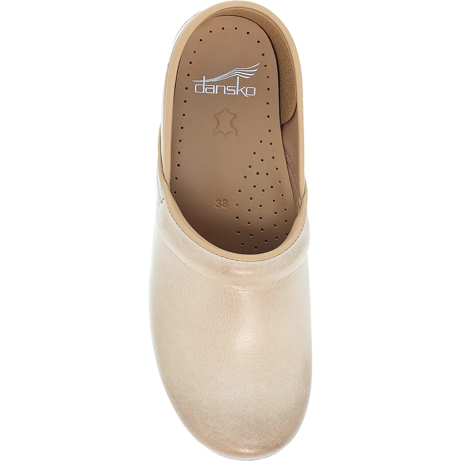 Women's Dansko Professional Clog Sand Milled Burnished Leather