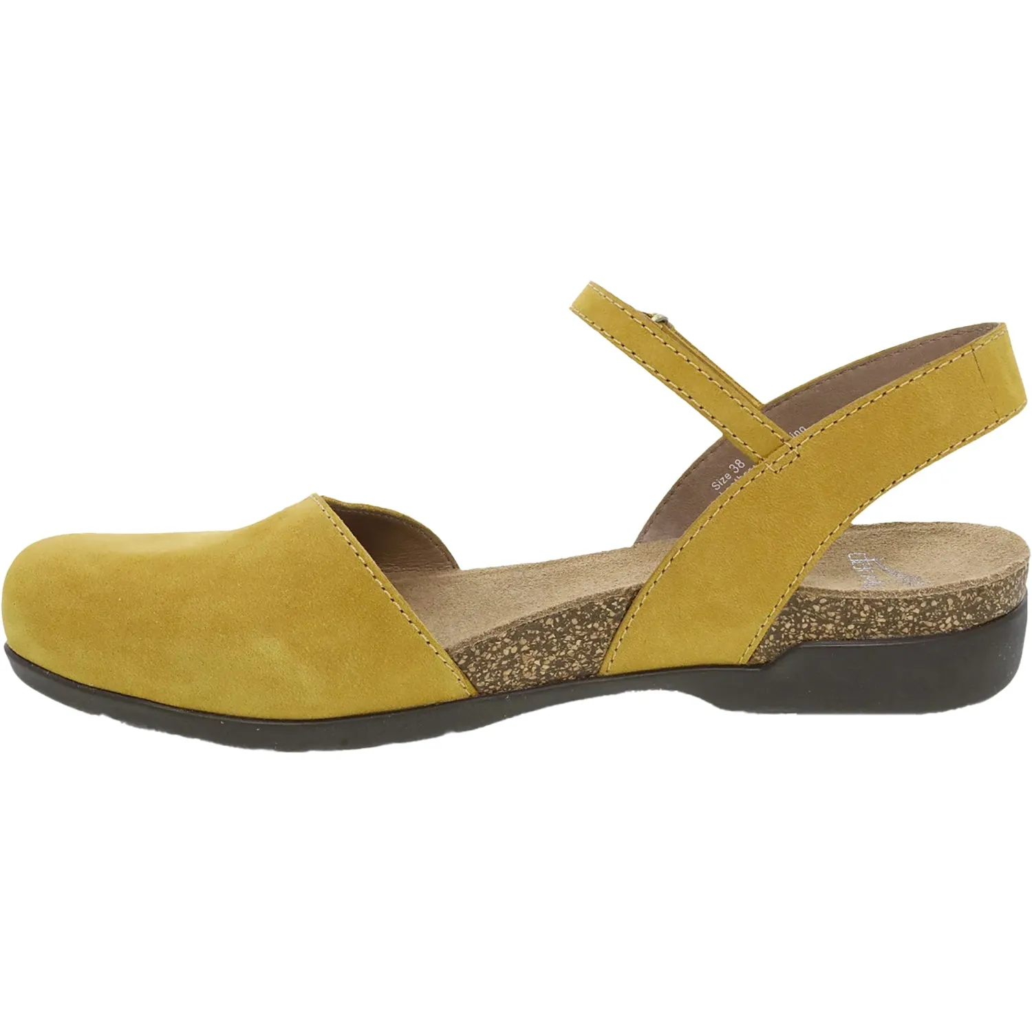 Women's Dansko Rowan Mustard Nubuck