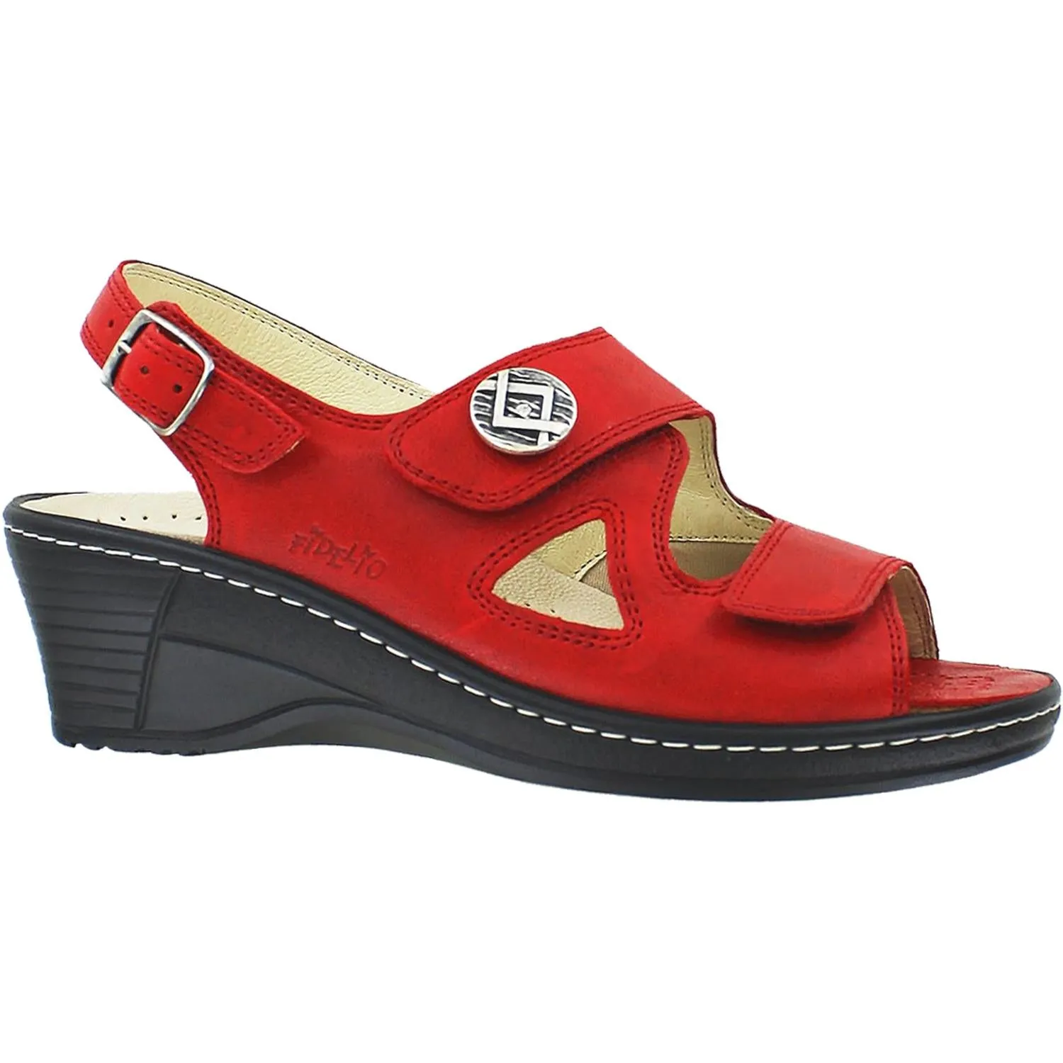 Women's Fidelio Sophia Hallux Galant Bunion Relief 48-4006 Red Leather