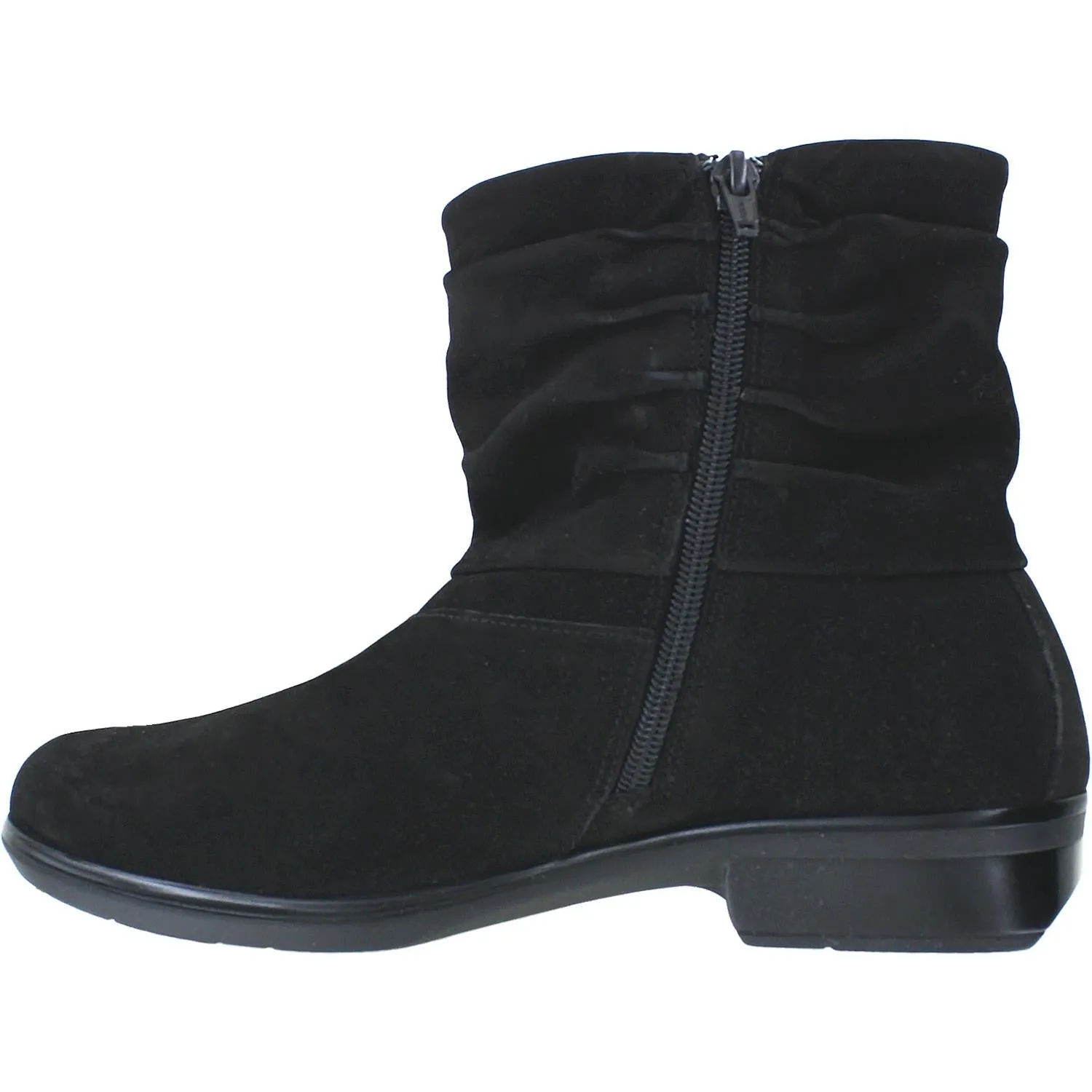 Women's Naot Brisote Black Velvet Nubuck