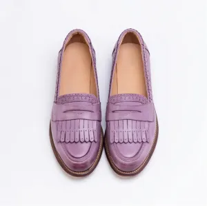 Women's Vintage Chic Round Toe Slip-on Oxford Shoes