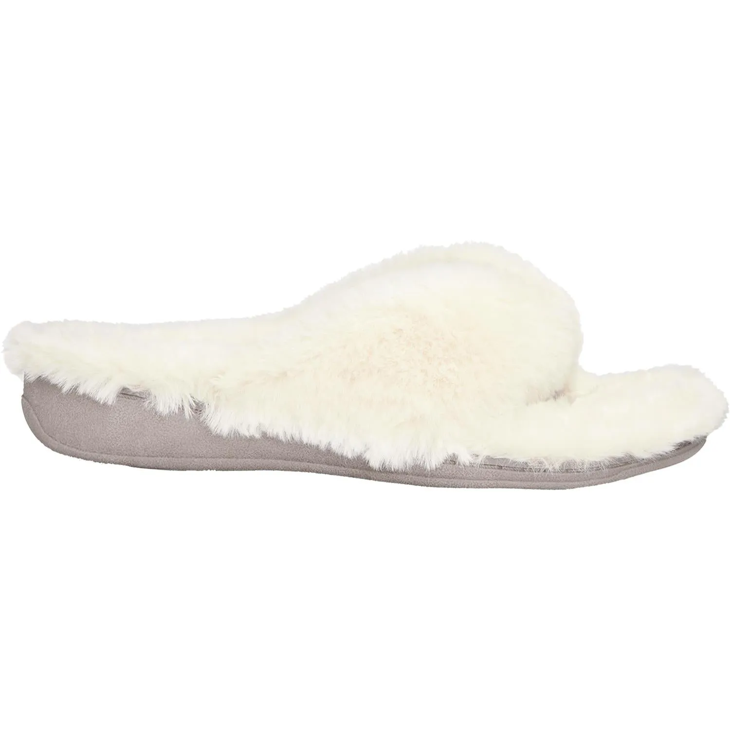 Women's Vionic Gracie Plush Ivory Faux Fur